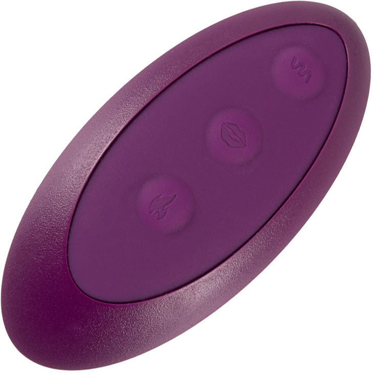 VibePad 2 Silicone Rechargeable Waterproof Grinding Vibro-Tongue Vibrator With Remote