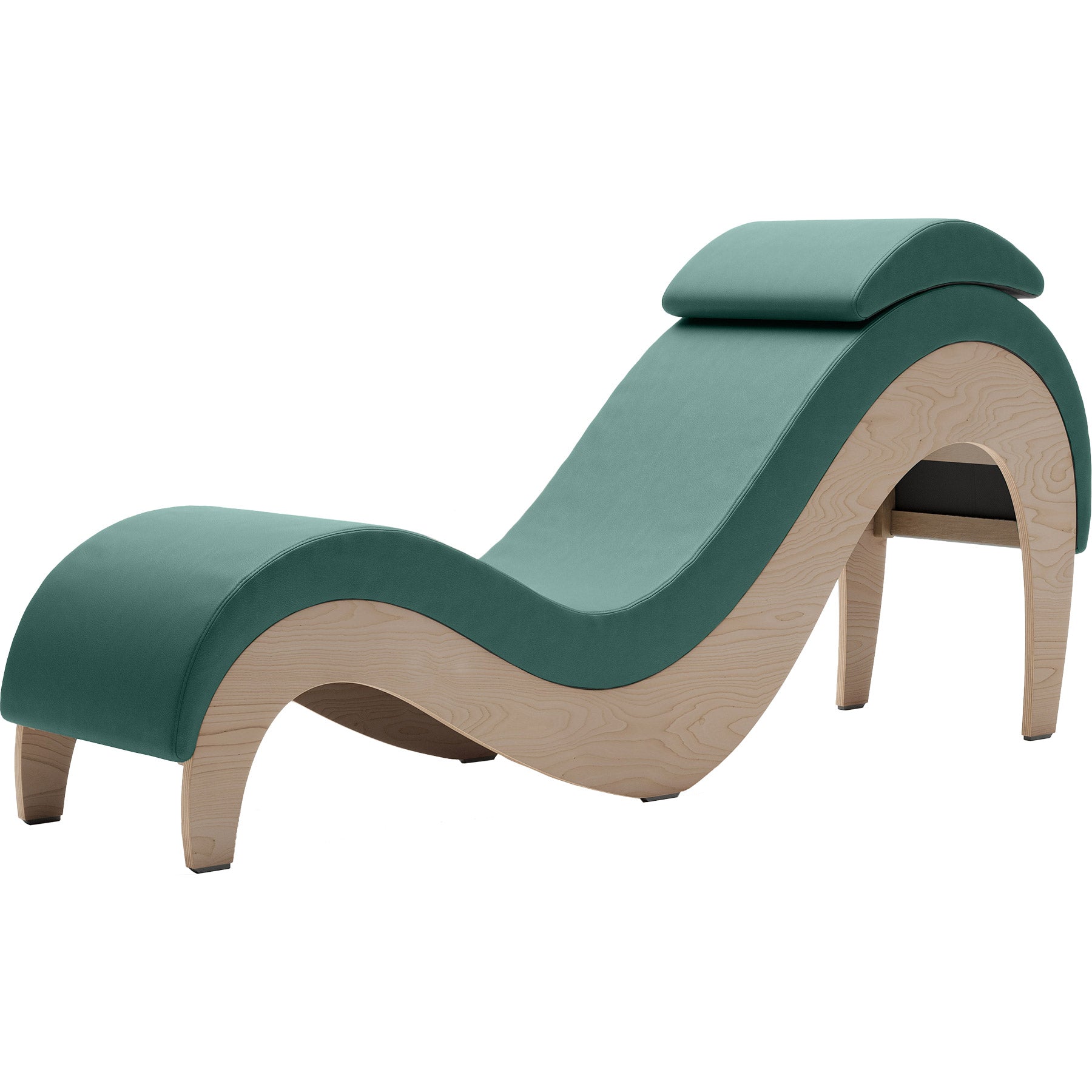 Liberator Supervio Luxury Chaise With Cuff Kit Restraints - Maple & Seaweed
