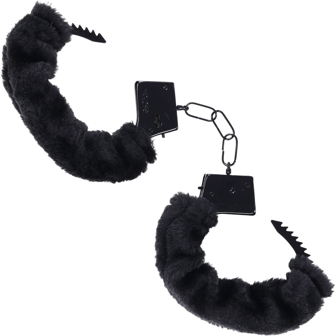 MERCI Fluff Cuffs Furry Handcuffs By Doc Johnson - Black