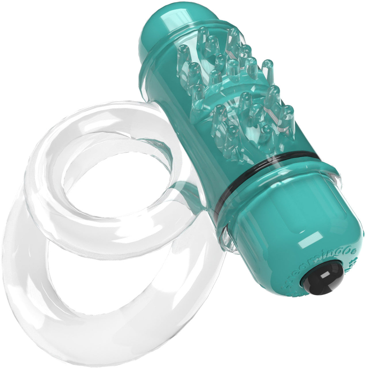 4B DoubleO 6 Super-Powered Vibrating Double Cock Ring By Screaming O - 4B DoubleO 6 Super-Powered Vibrating Double Cock Ring By Screaming O -