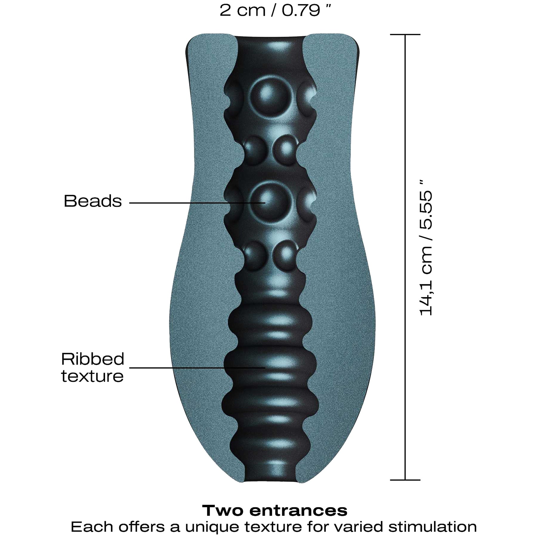 Dorcel Sili-Cup Dual Sensation Penis Masturbator