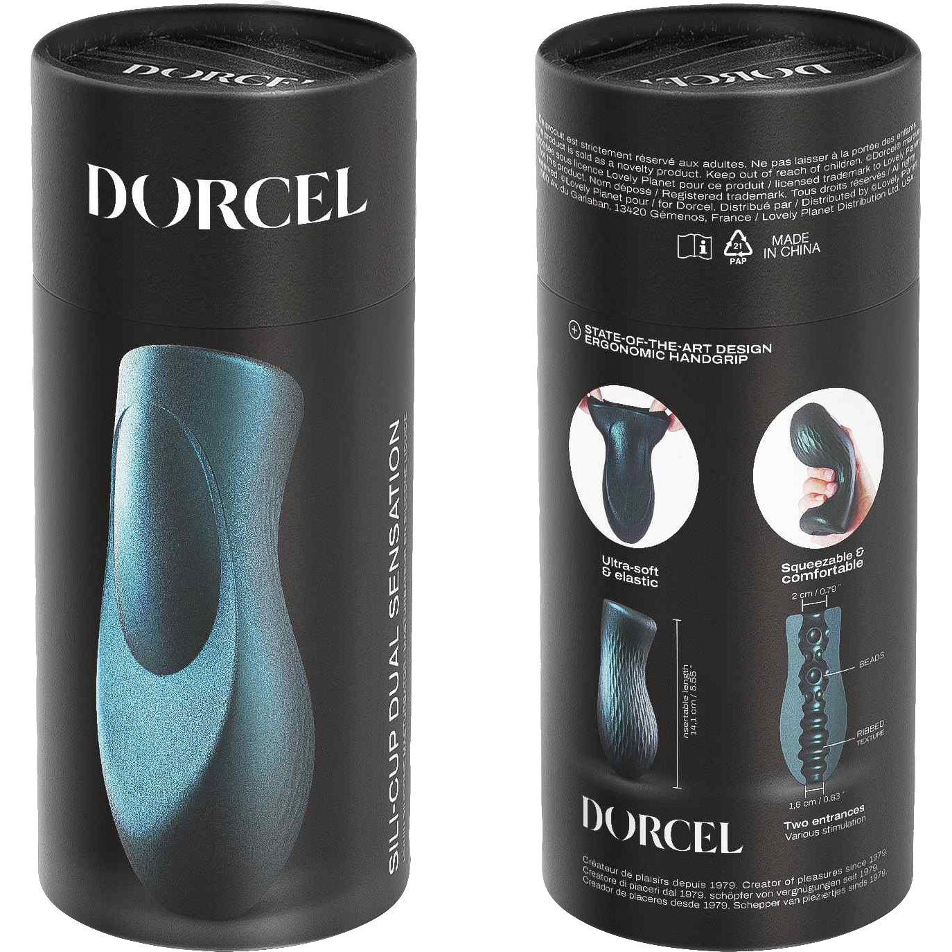 Dorcel Sili-Cup Dual Sensation Penis Masturbator