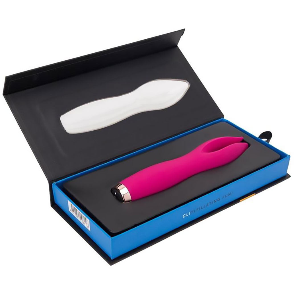Tulip Rechargeable Silicone Waterproof Clitoral Vibrator By Nu Sensuelle - Magenta