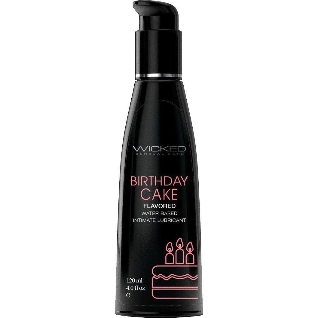 Wicked Aqua Birthday Cake Water Based Personal Lubricant 4 fl oz