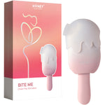Honey Play Box BITE ME Sucking Tapping & Vibrating Cream Pop Clit Stimulator - Pink