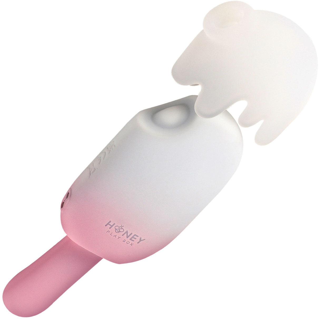 Honey Play Box BITE ME Sucking Tapping & Vibrating Cream Pop Clit Stimulator - Pink