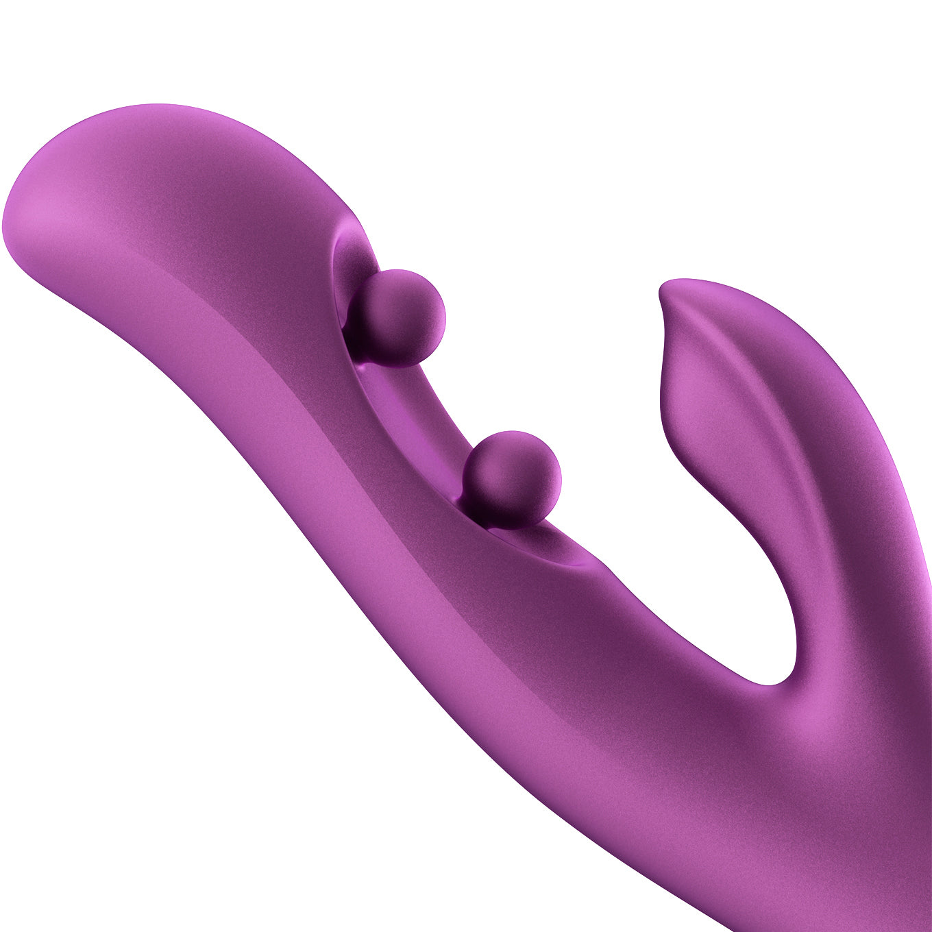 Honey Play Box GEM Sensing App Enabled Twin Balls Rabbit Vibrator - Purple