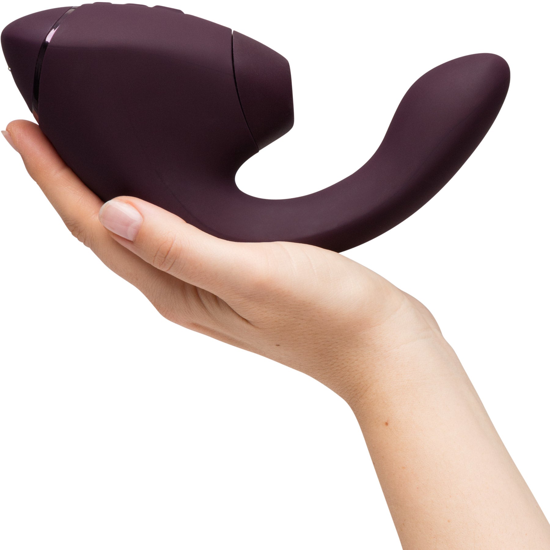 Womanizer Next Duo Clitoral & G-Spot Dual Stimulator With 3D Pleasure Air - Dark Purple