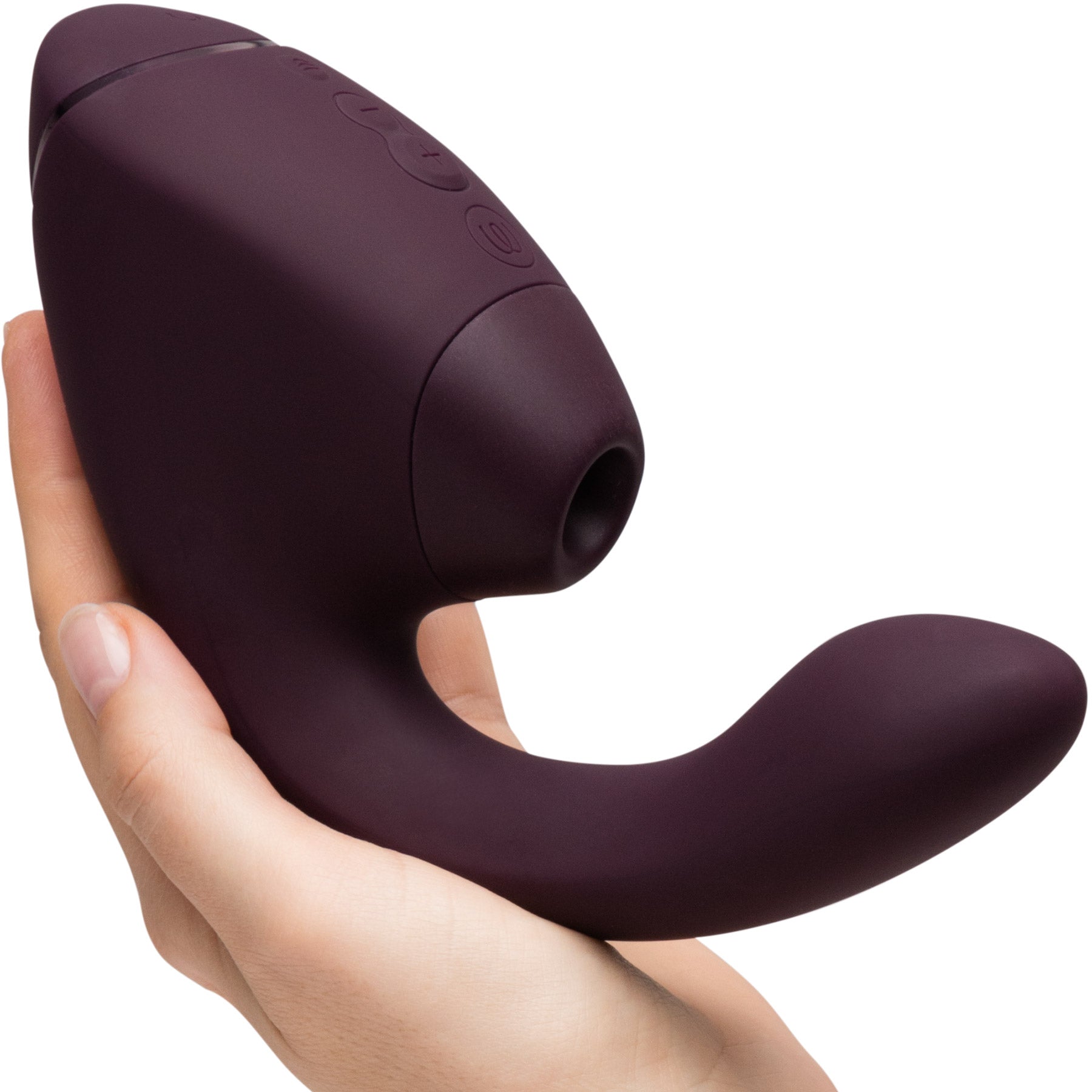 Womanizer Next Duo Clitoral & G-Spot Dual Stimulator With 3D Pleasure Air - Dark Purple