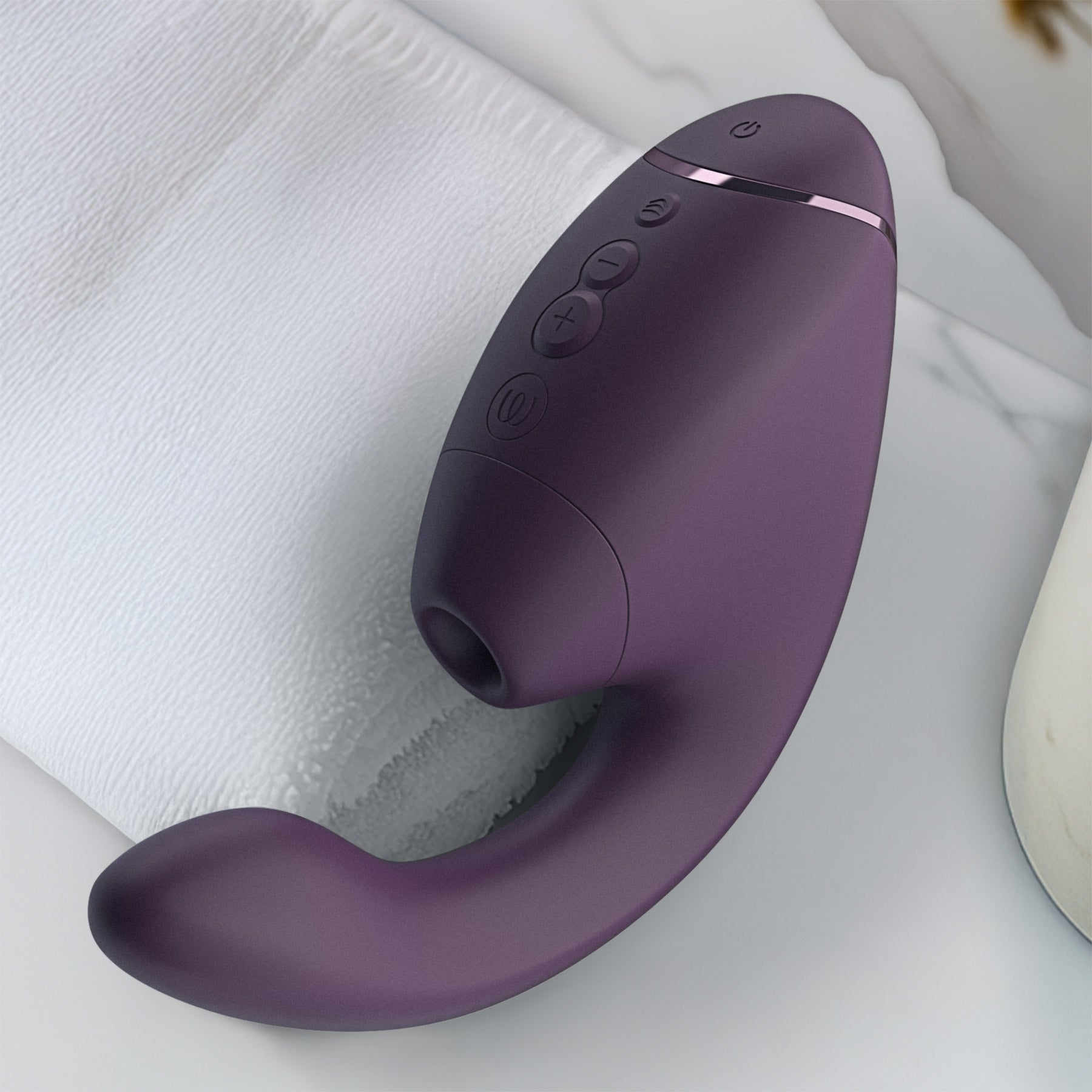 Womanizer Next Duo Clitoral & G-Spot Dual Stimulator With 3D Pleasure Air - Dark Purple