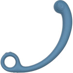 SVibe Snail AXI Spot Wand Silicone Rechargeable Waterproof G-Spot Vibrator - Blue Lagoon