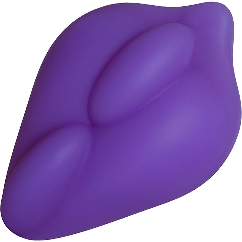 Bumpher Soft Silicone Dildo Base for Harness Play By Banana Pants - Purple