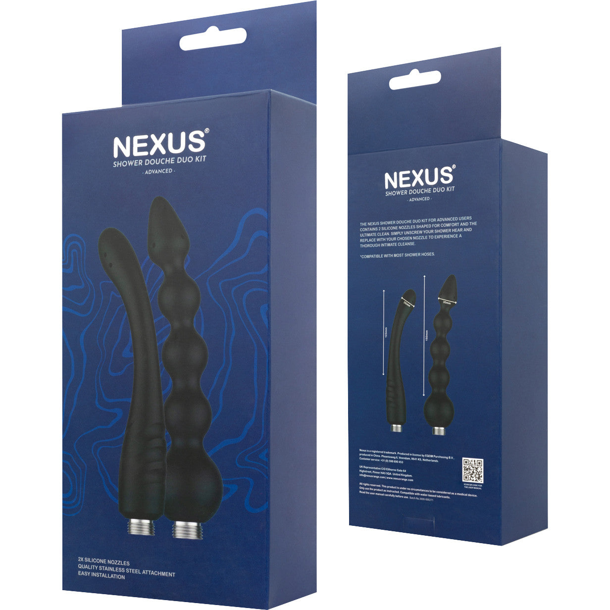 Nexus Shower Douche Duo Kit Anal Cleansing Tools - Advanced