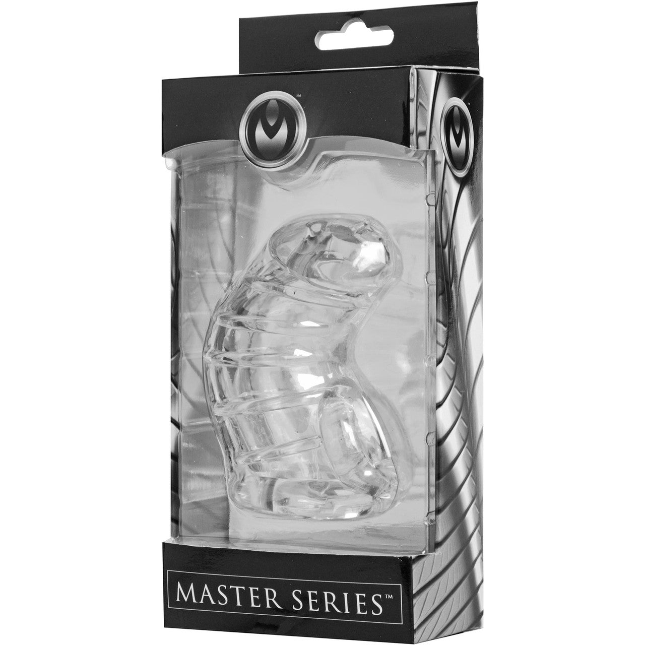 Master Series Detained Soft Body Chastity Cage - Clear