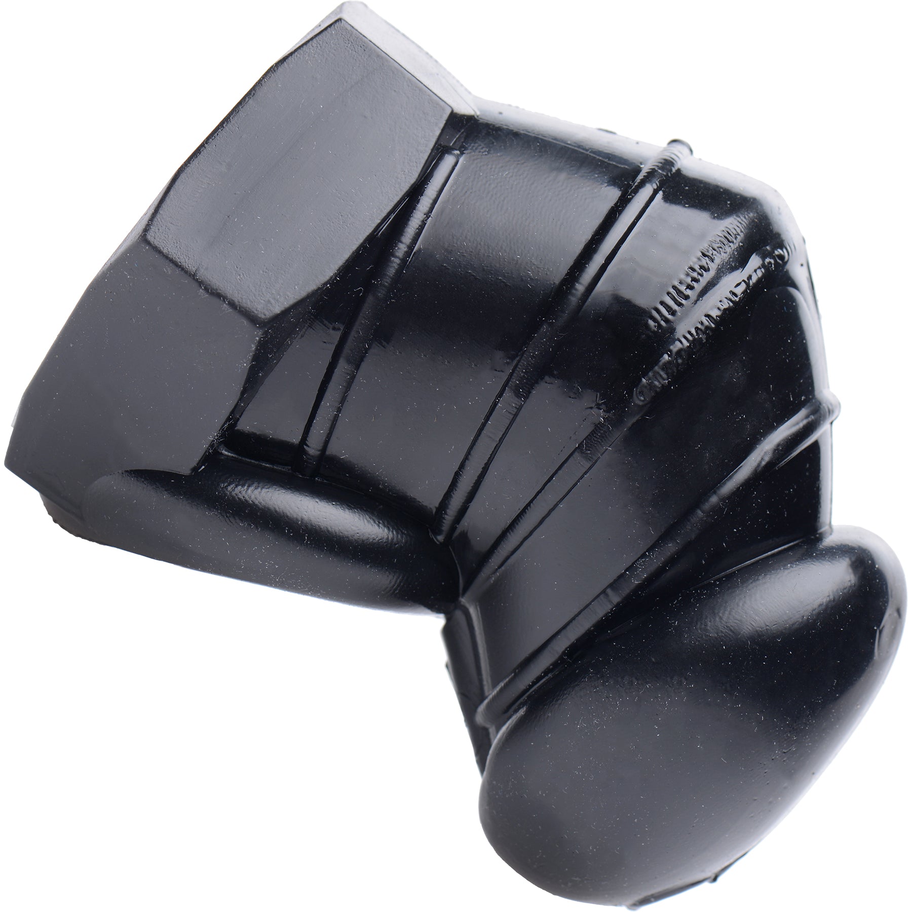 Master Series Detained Restrictive Chastity Cage With Nubs - Black