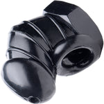 Master Series Detained Restrictive Chastity Cage With Nubs - Black
