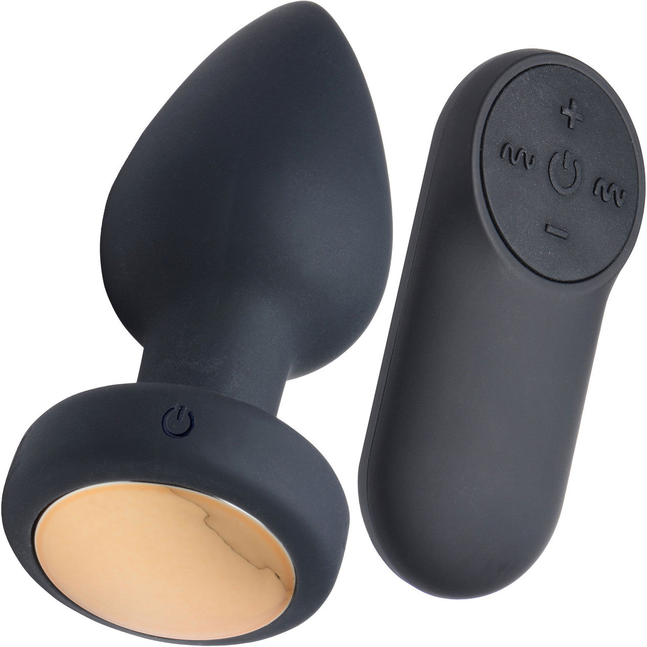 Vibrating LED Butt Plug - Large Size Vibrating LED Butt Plug - Large Size