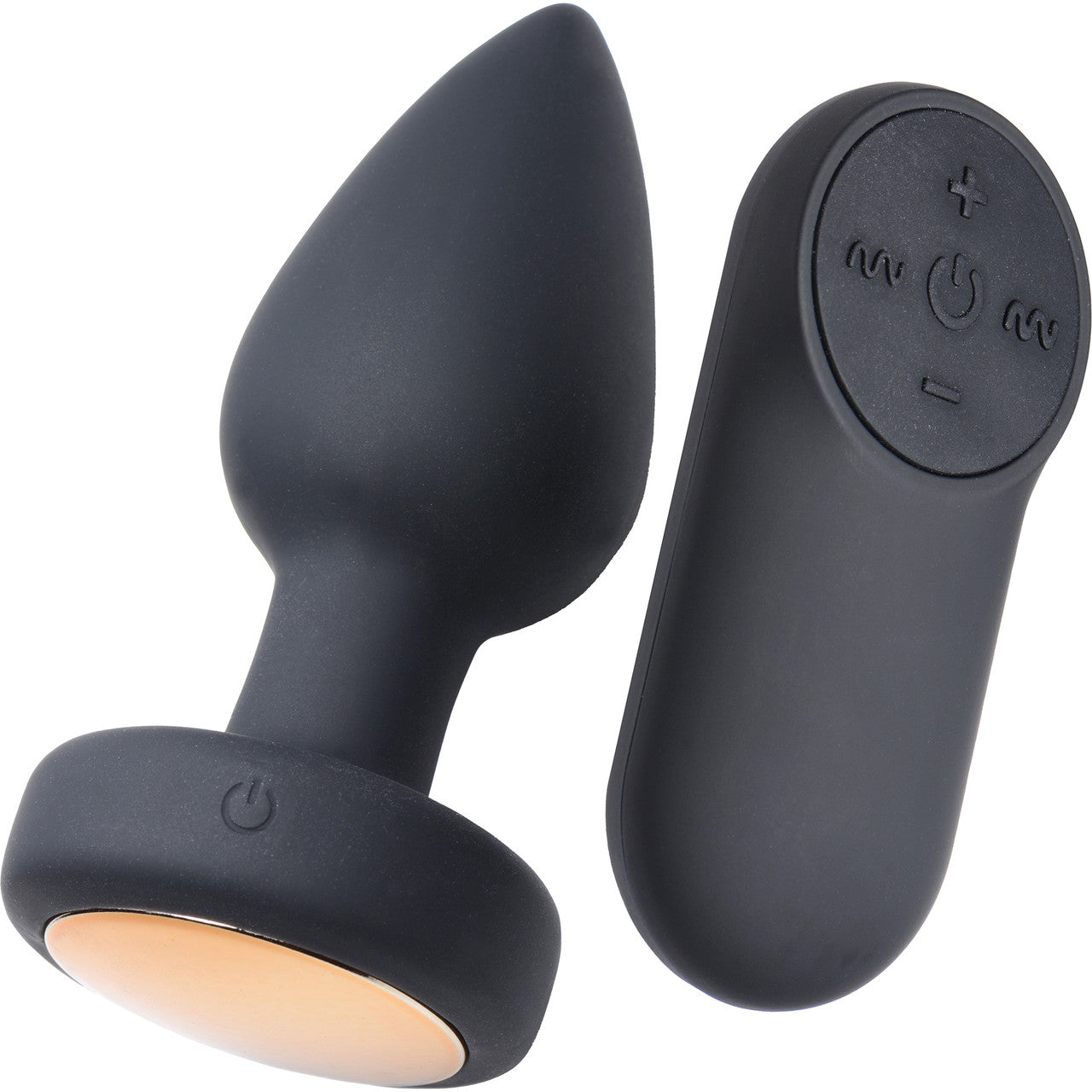 Booty Sparks Silicone 7 Mode Vibrating Butt Plug With LED Light Up Base & Remote - Small Booty Sparks Silicone 7 Mode Vibrating Butt Plug With LED Light Up Base & Remote - Small