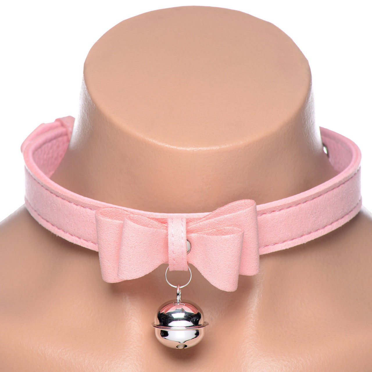 Master Series Sugar Kitty Cat Bell Collar - Pink & Silver