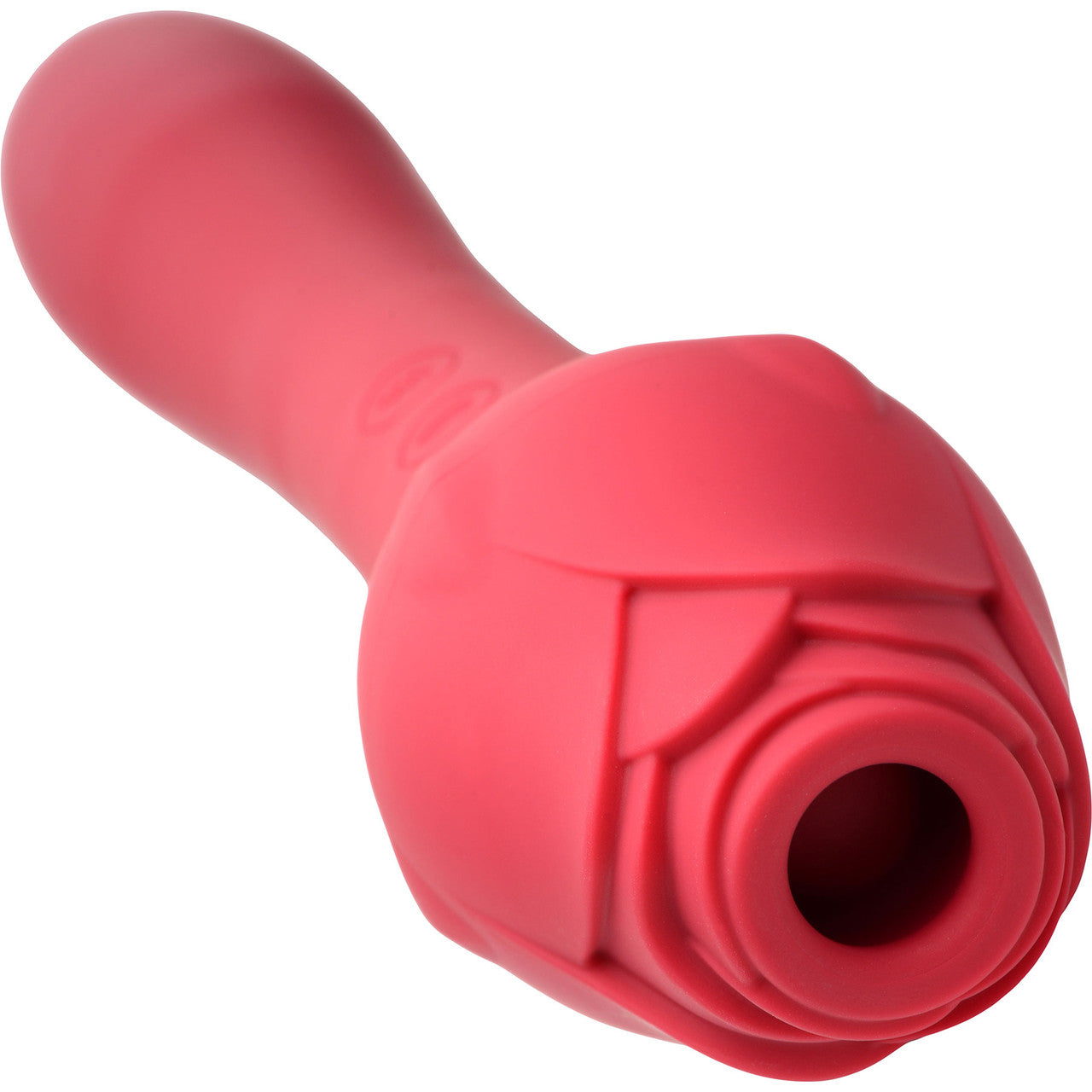 Bloomgasm Suction Rose Silicone Rechargeable Clitoral Pressure Wave Stimulator With Vibration