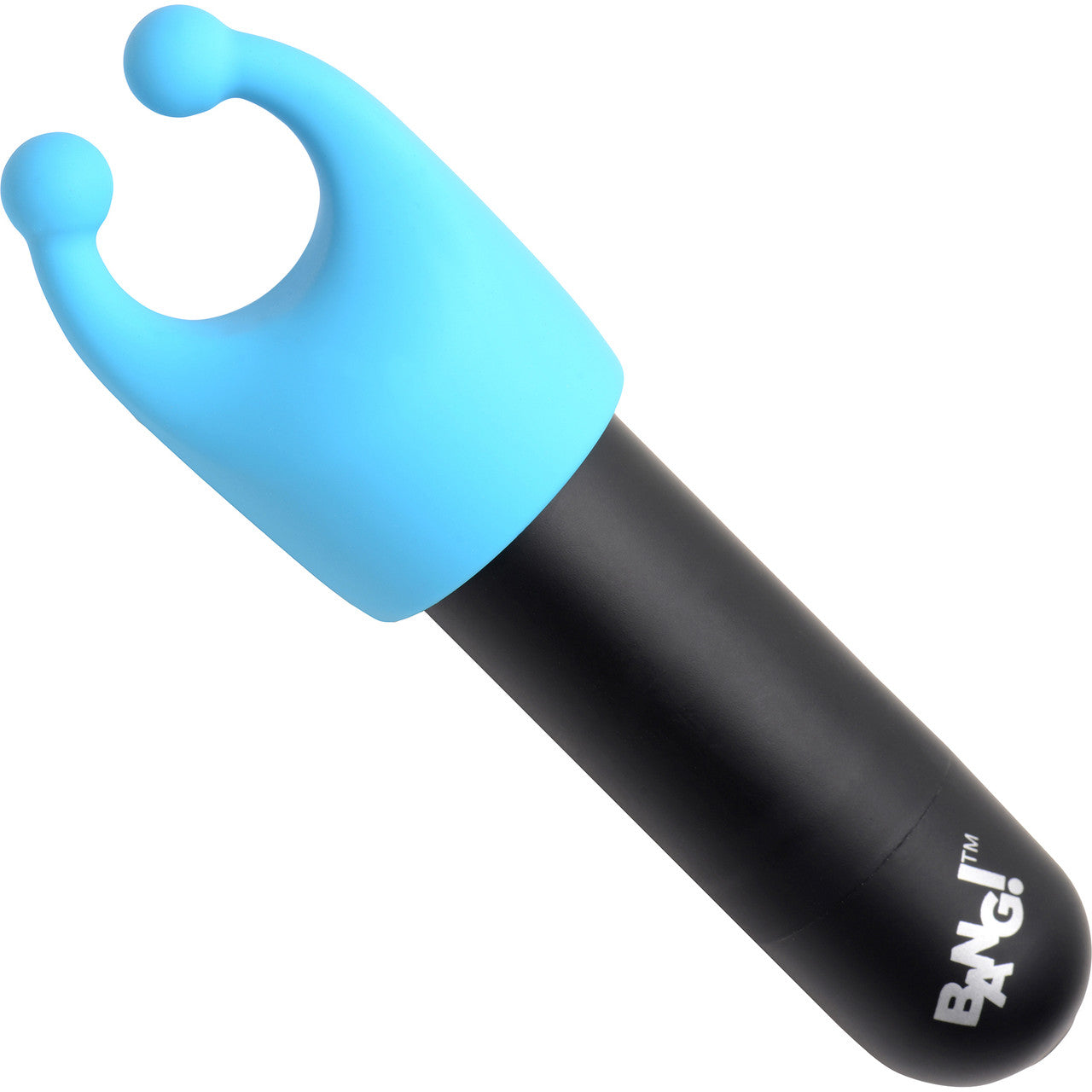 BANG! Rechargeable Waterproof Bullet Vibrator With 4 Silicone Attachments