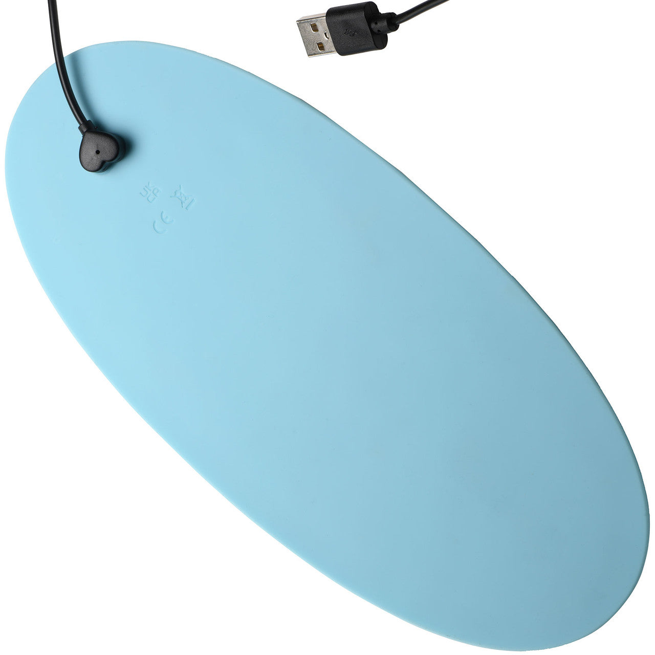 Inmi Wave Slider 28X Vibrating Silicone Waterproof Rechargeable Grinder With Remote - Blue