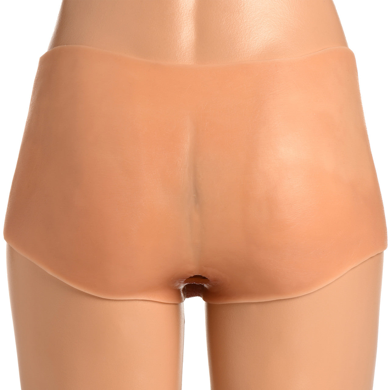 Master Series Boner Briefs Silicone Wearable Penis Panties With Posable Dildo - Vanilla