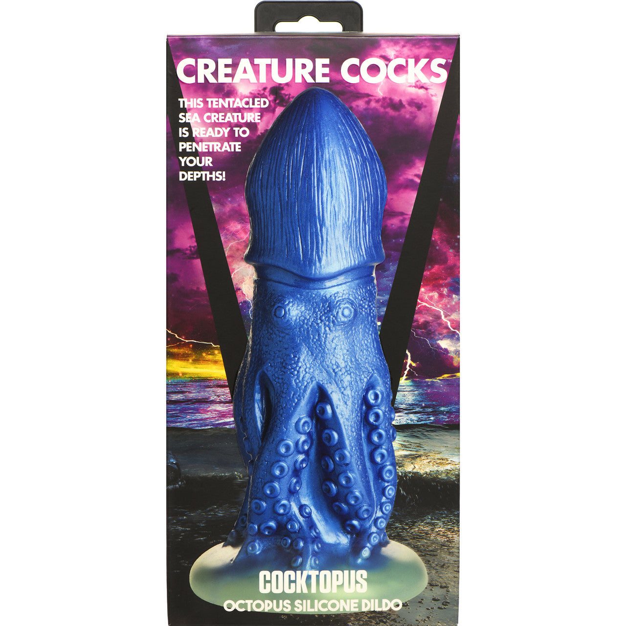Cocktopus Octopus 8" Silicone Suction Cup Dildo By Creature Cocks