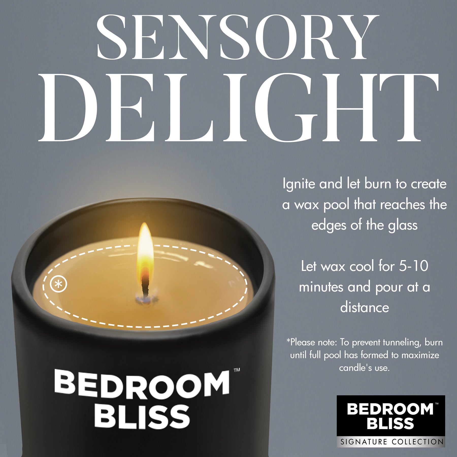 Bedroom Bliss Lover's Vanilla Scented Massage Candle