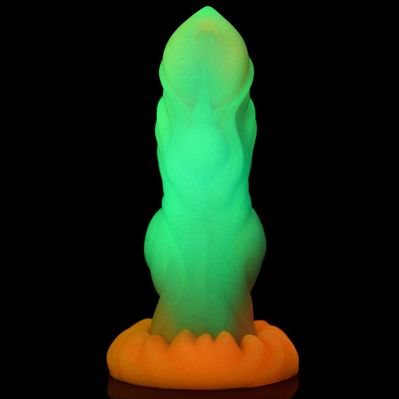 Alien Invader 8" Silicone Glow In The Dark Suction Cup Dildo By Creature Cocks