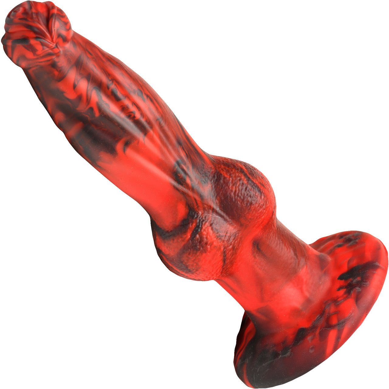Hell Wolf Rechargeable Thrusting & Vibrating Silicone Suction Cup Dildo With Remote By Creature Cocks