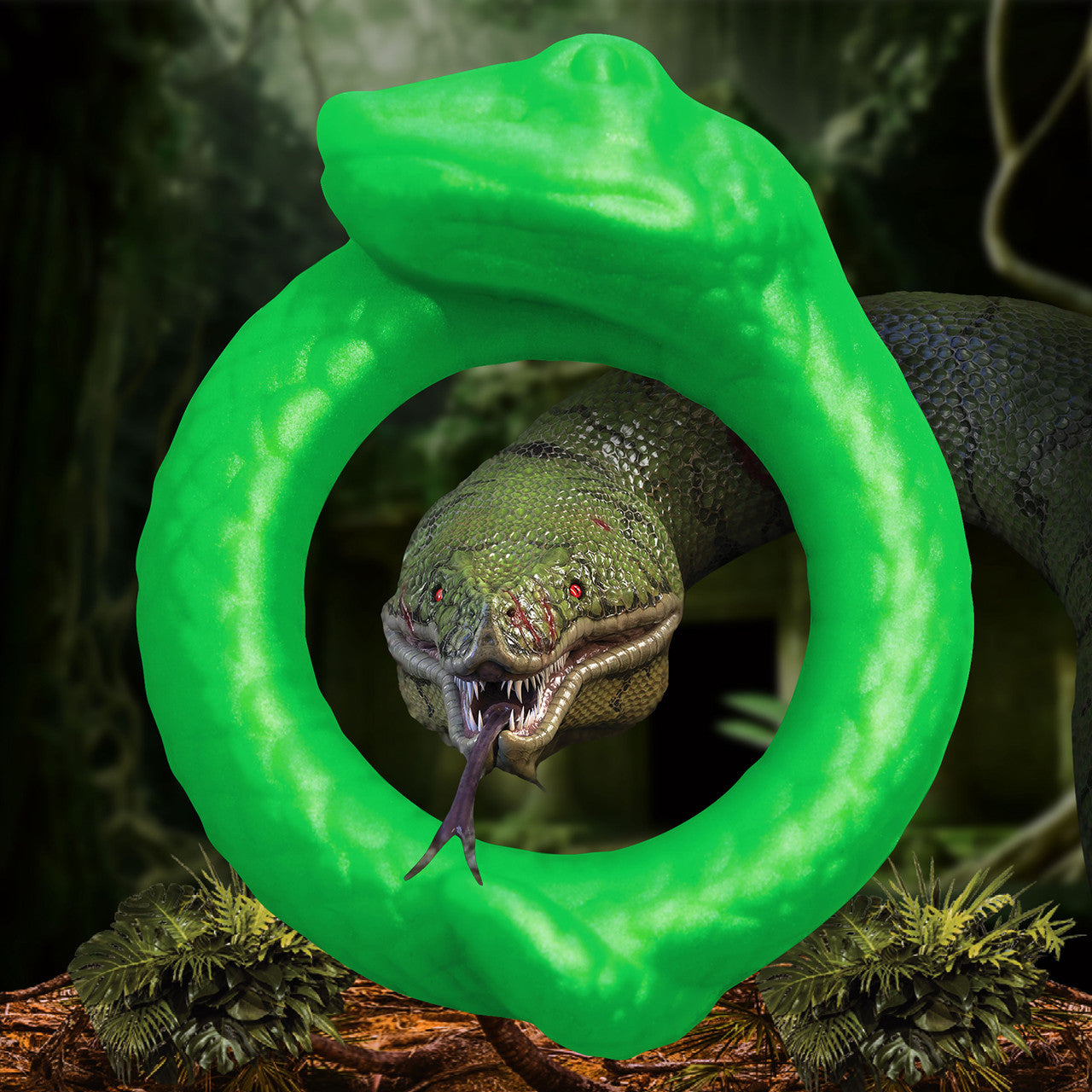 Serpentine Silicone Cock Ring By Creature Cocks