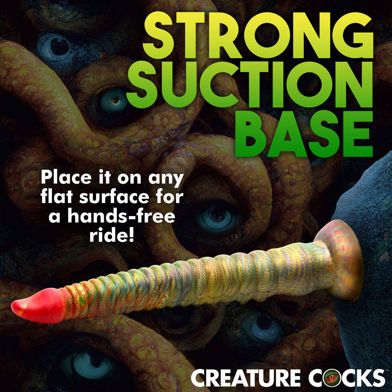 Tenta-Dick 12.5" Silicone Suction Cup Dildo By Creature Cocks