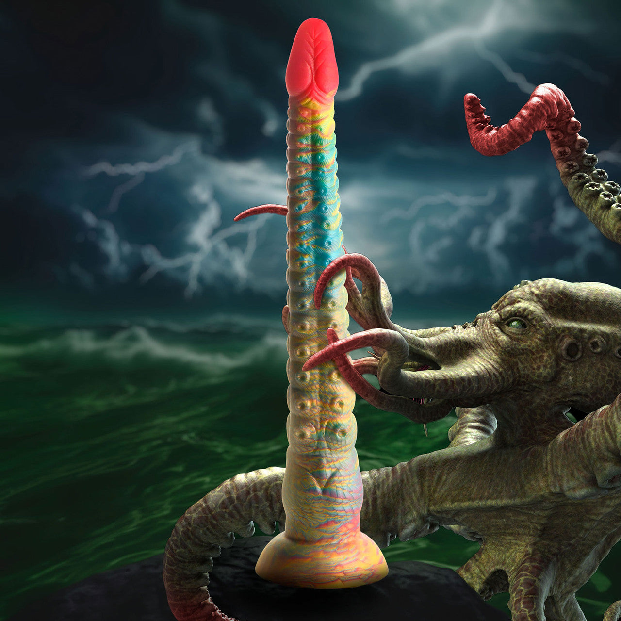 Tenta-Dick 12.5" Silicone Suction Cup Dildo By Creature Cocks
