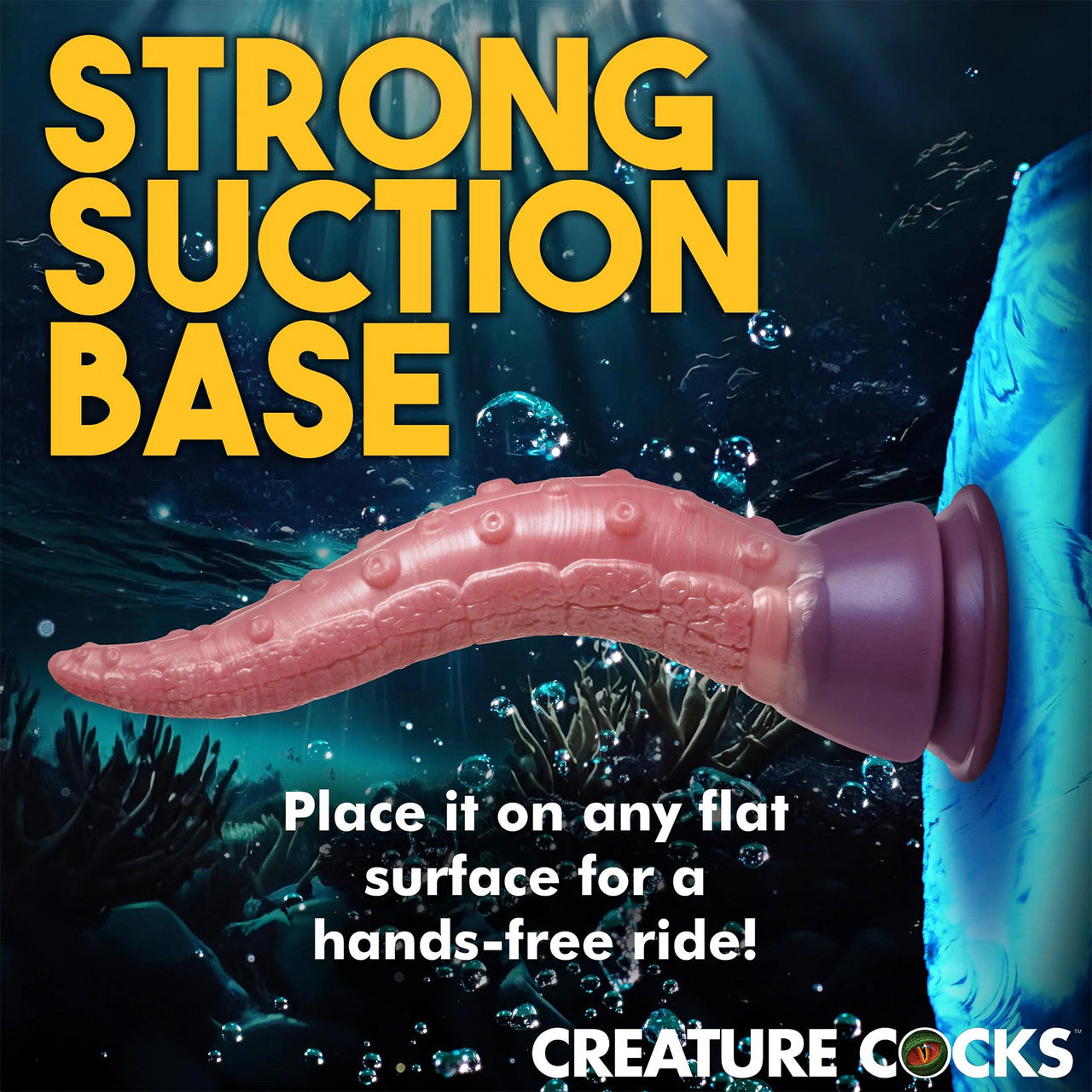 Octoprobe Tentacle 12.25" Silicone Suction Cup Dildo By Creature Cocks