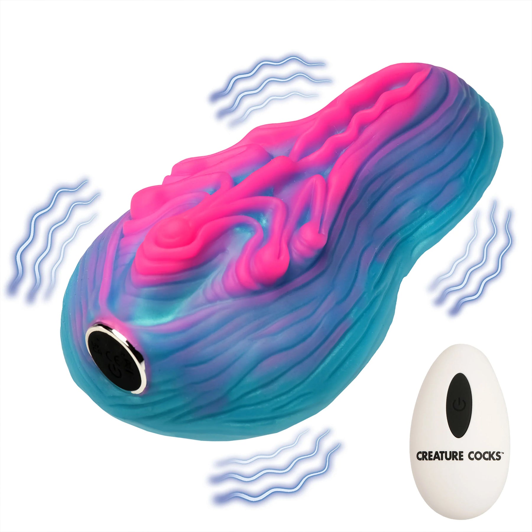 Vulvaron Rechargeable Silicone Vibrating Grinder With Remote By Creature Cocks