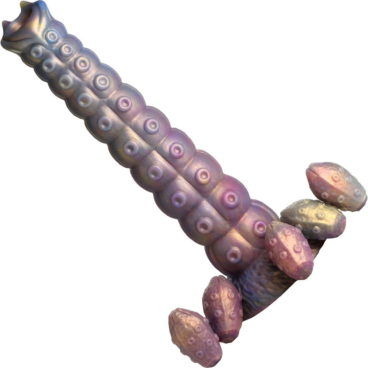 Deep Invader Tentacle 11.5" Silicone Ovipositor Dildo With Eggs By Creature Cocks