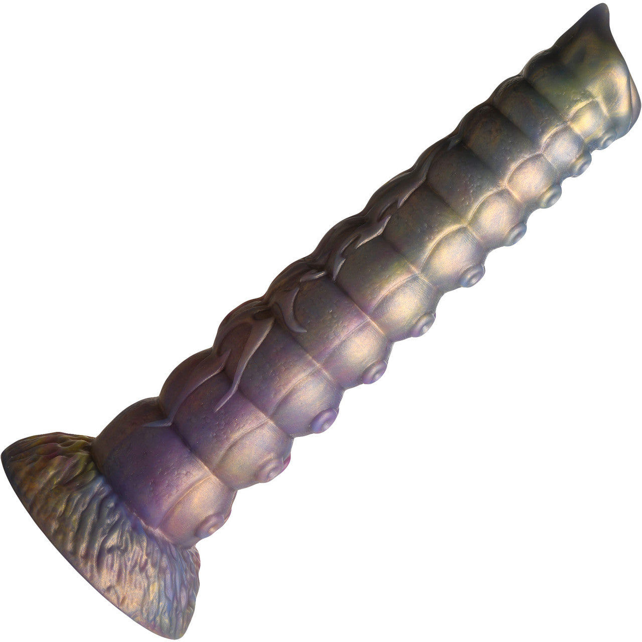 Deep Invader Tentacle 11.5" Silicone Ovipositor Dildo With Eggs By Creature Cocks