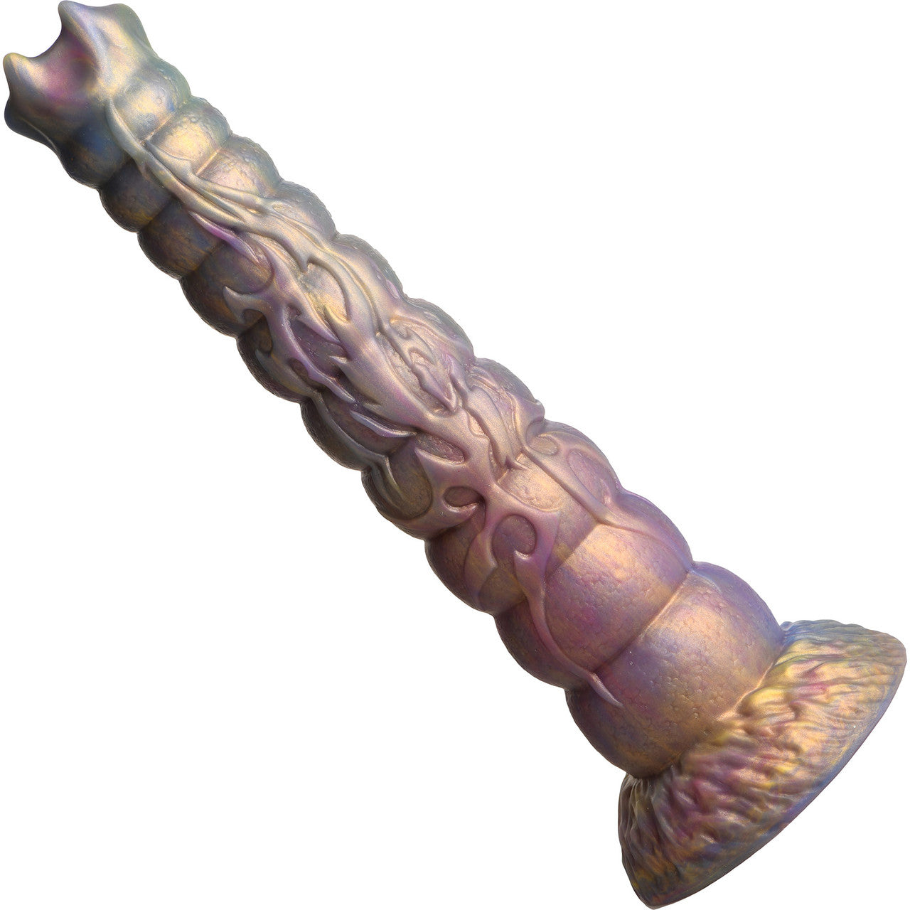 Deep Invader Tentacle 11.5" Silicone Ovipositor Dildo With Eggs By Creature Cocks