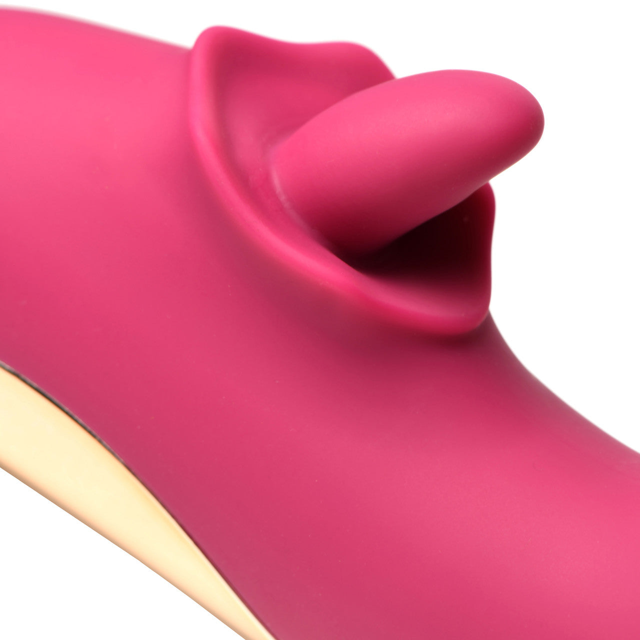 Lickgasm Tease & Please Rechargeable Silicone Thrusting & Licking Dual Stimulation Vibrator - Pink
