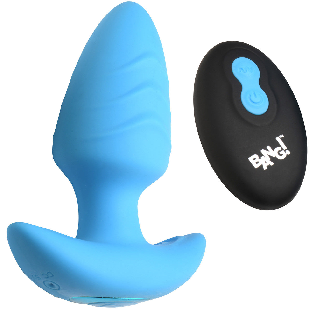 BANG! Rechargeable Rotating & Vibrating Silicone Butt Plug With Remote BANG! Rechargeable Rotating & Vibrating Silicone Butt Plug With Remote