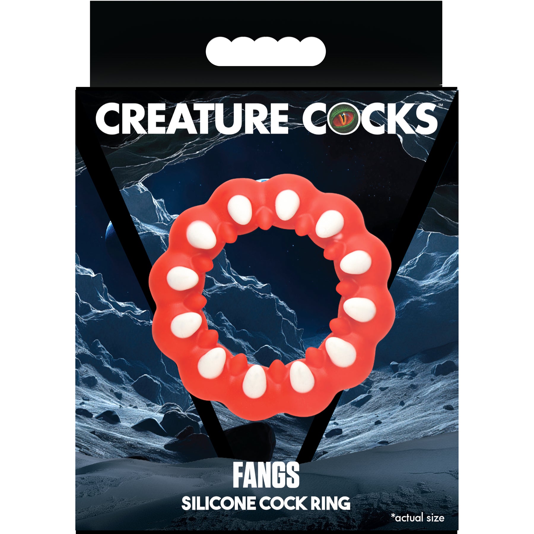 Fangs Silicone Cock Ring By Creature Cocks