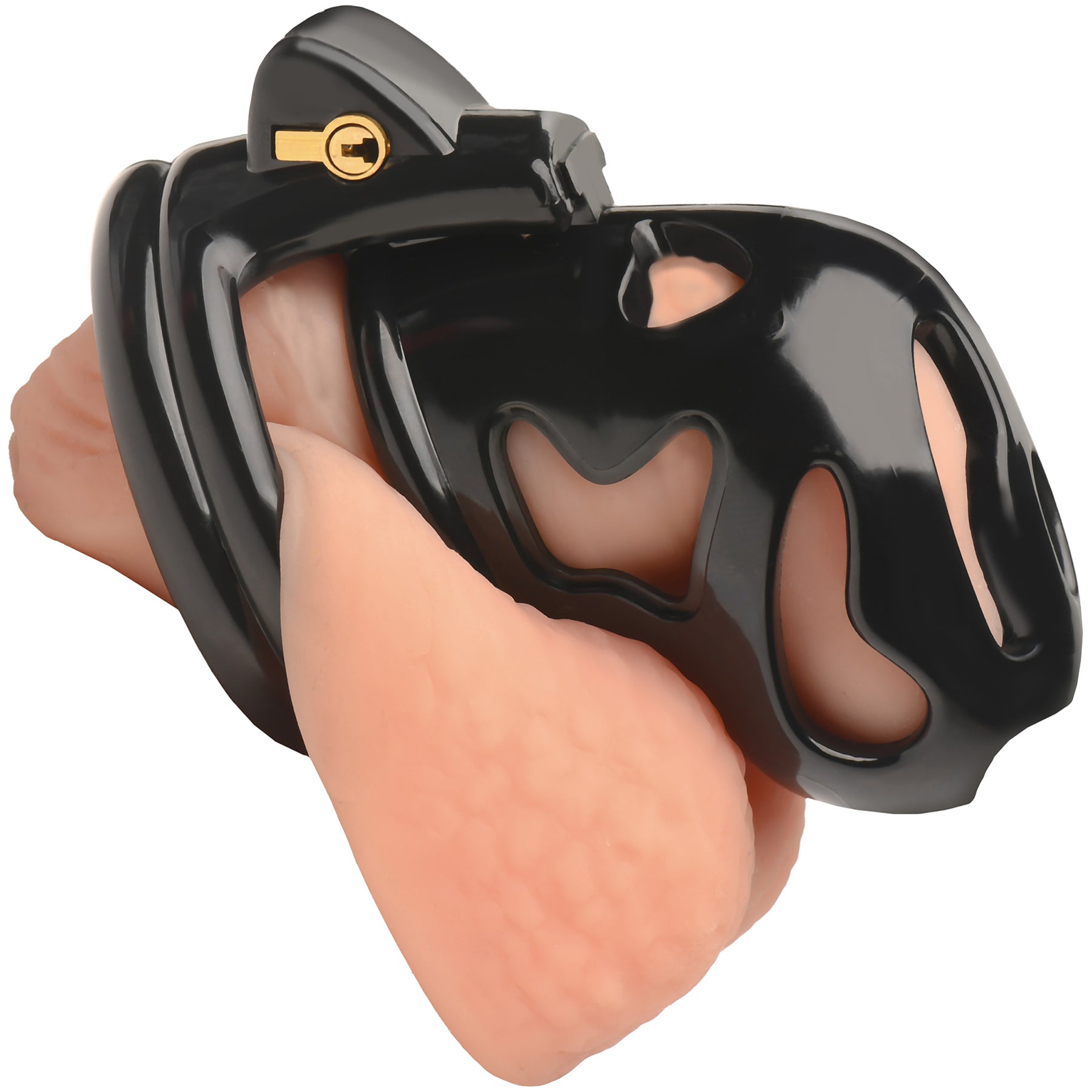 Master Series Hard Stop Double Ring Chastity Cage