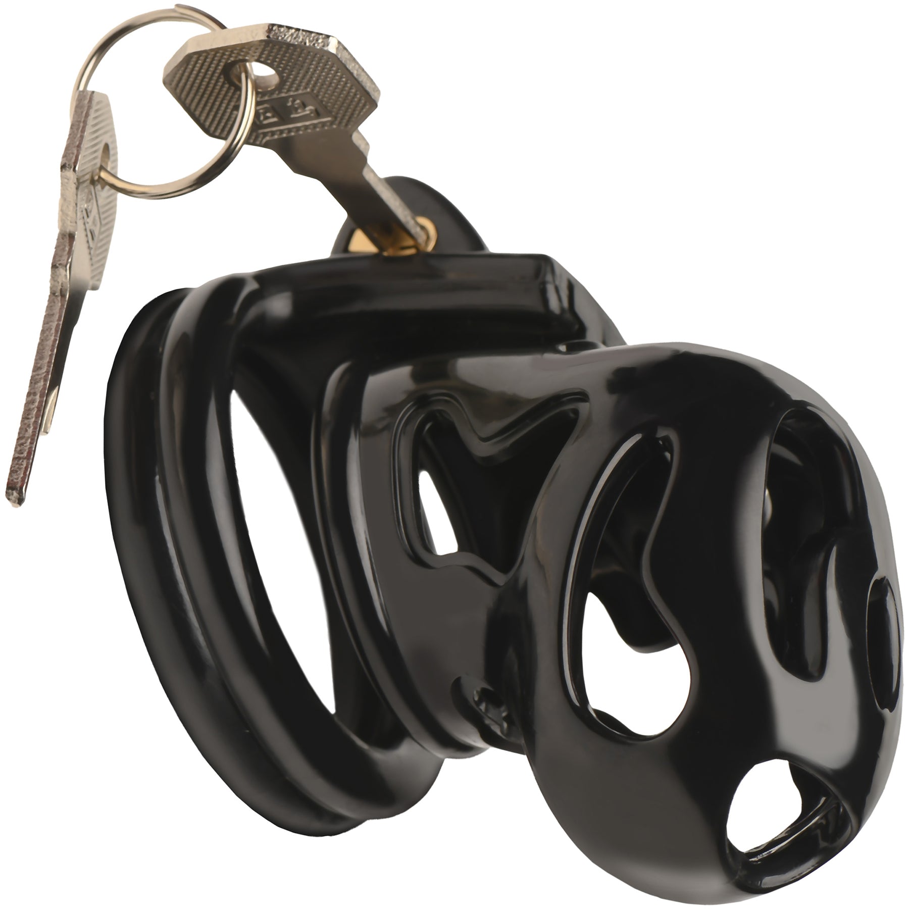 Master Series Hard Stop Double Ring Chastity Cage