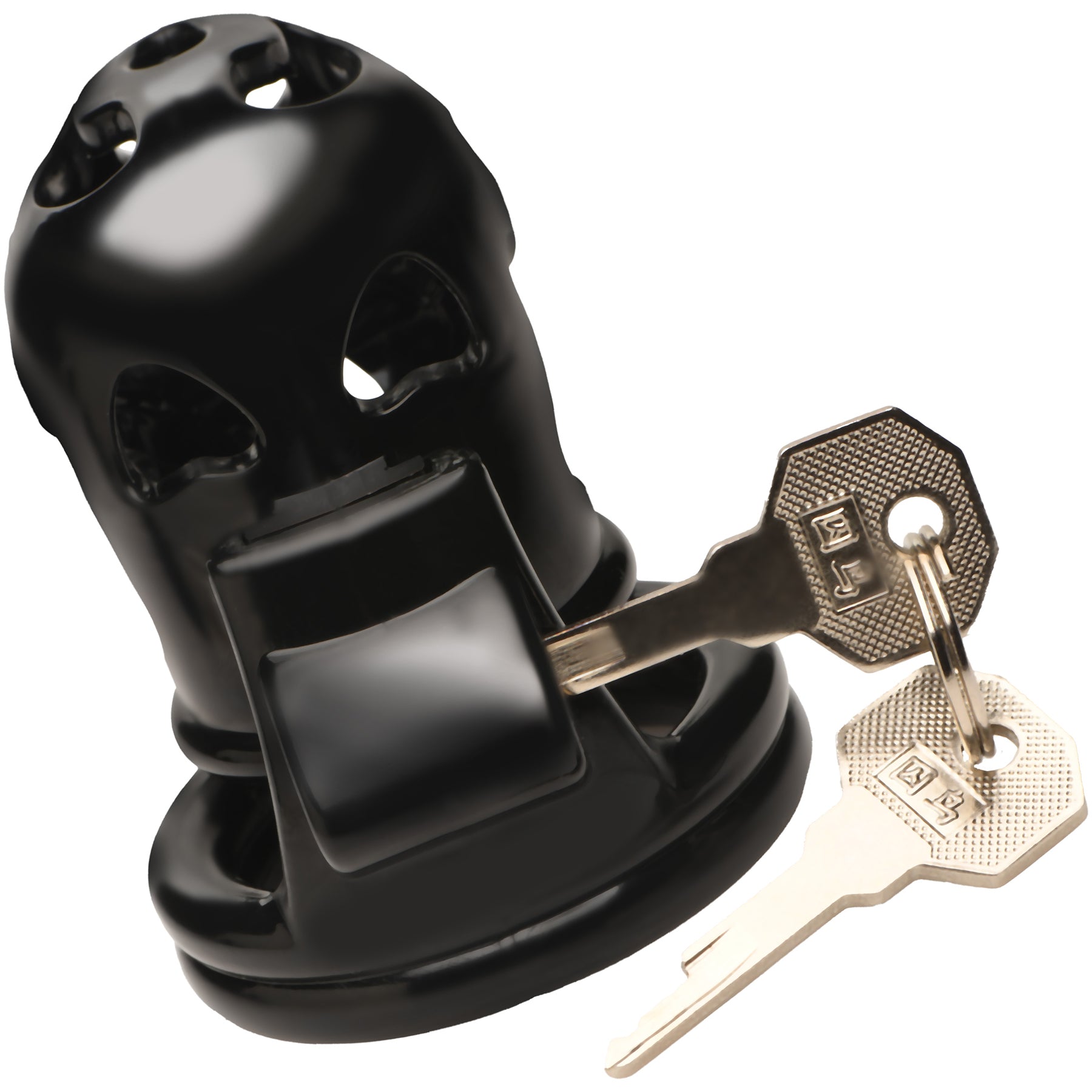 Master Series Hard Stop Double Ring Chastity Cage