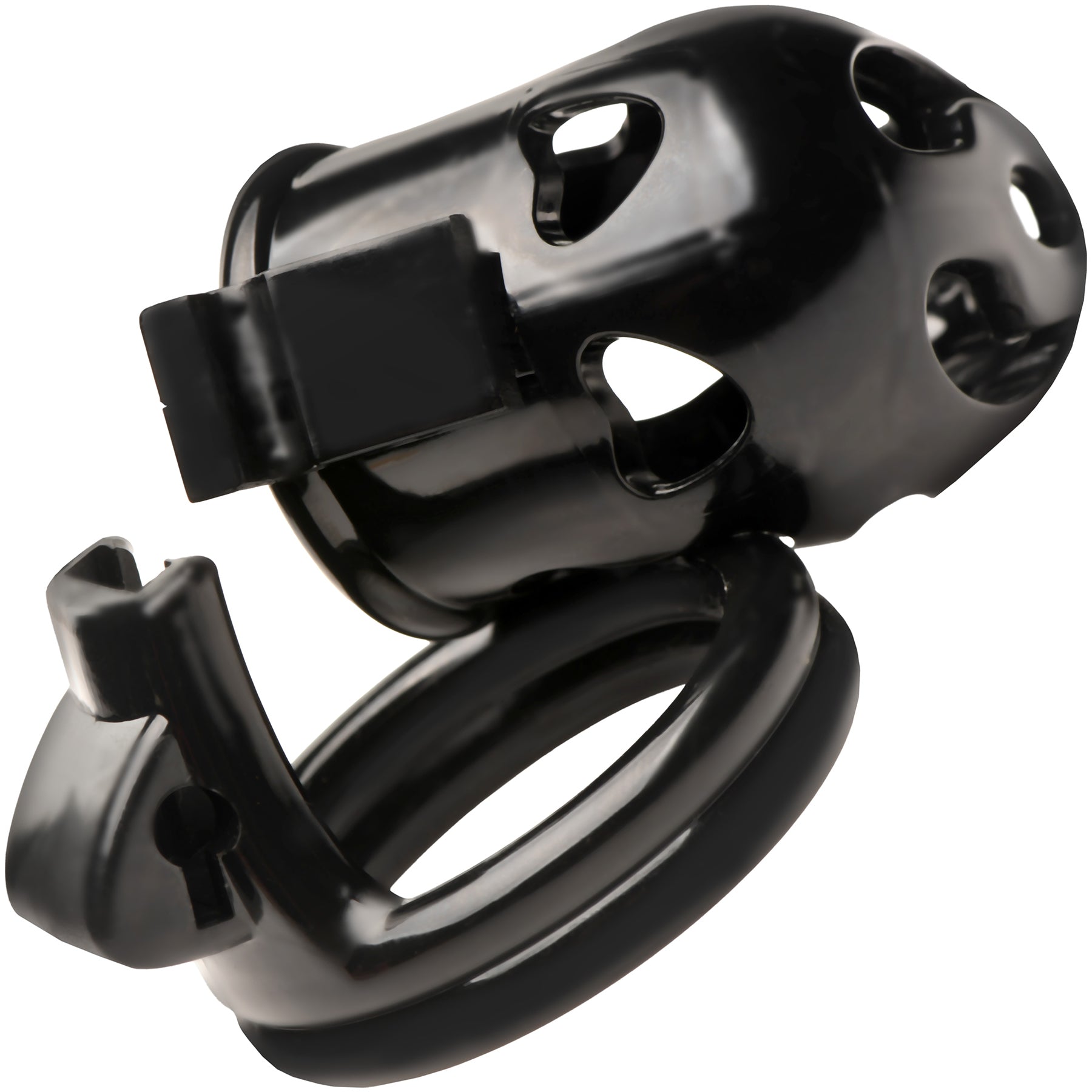 Master Series Hard Stop Double Ring Chastity Cage