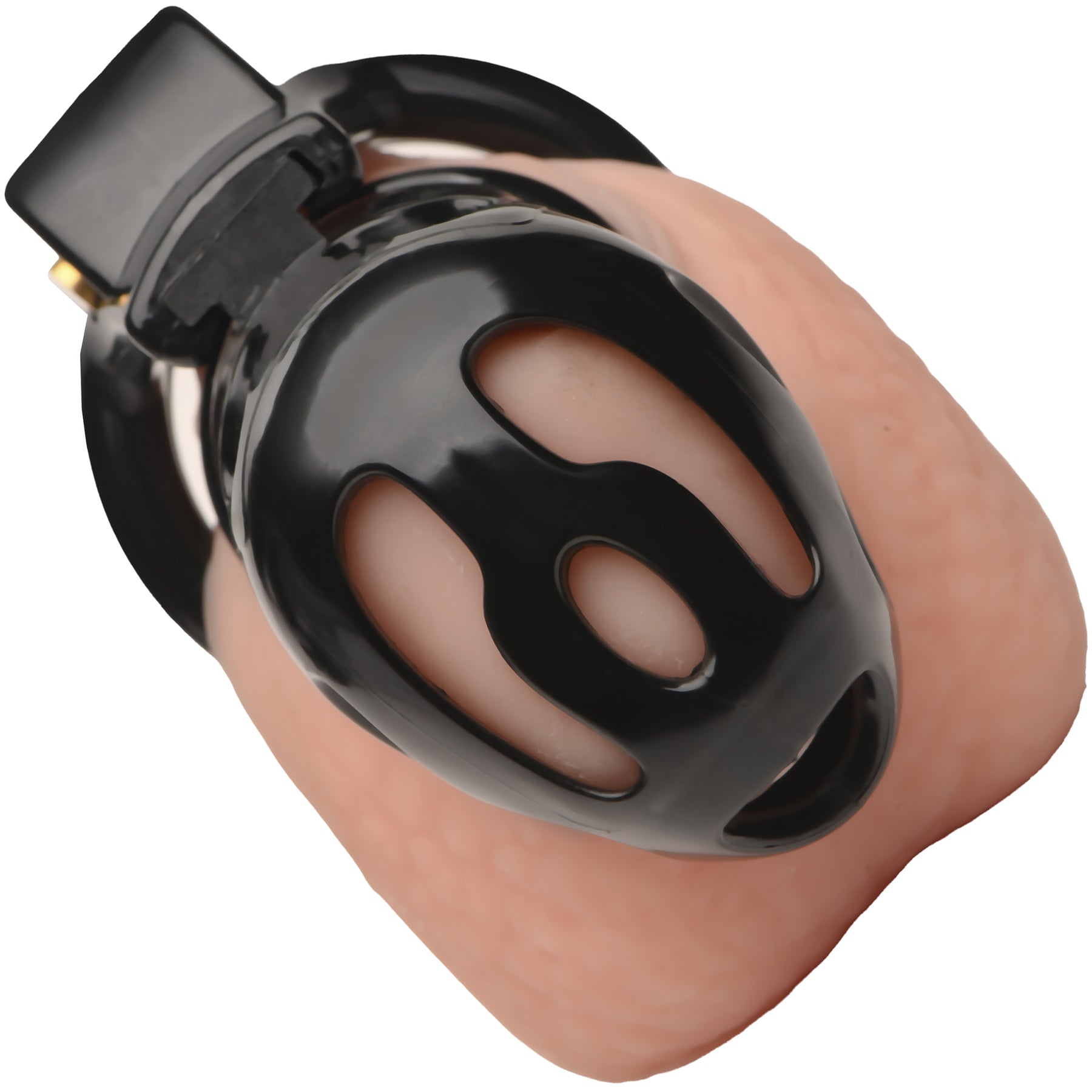 Master Series Hard Stop Double Ring Chastity Cage