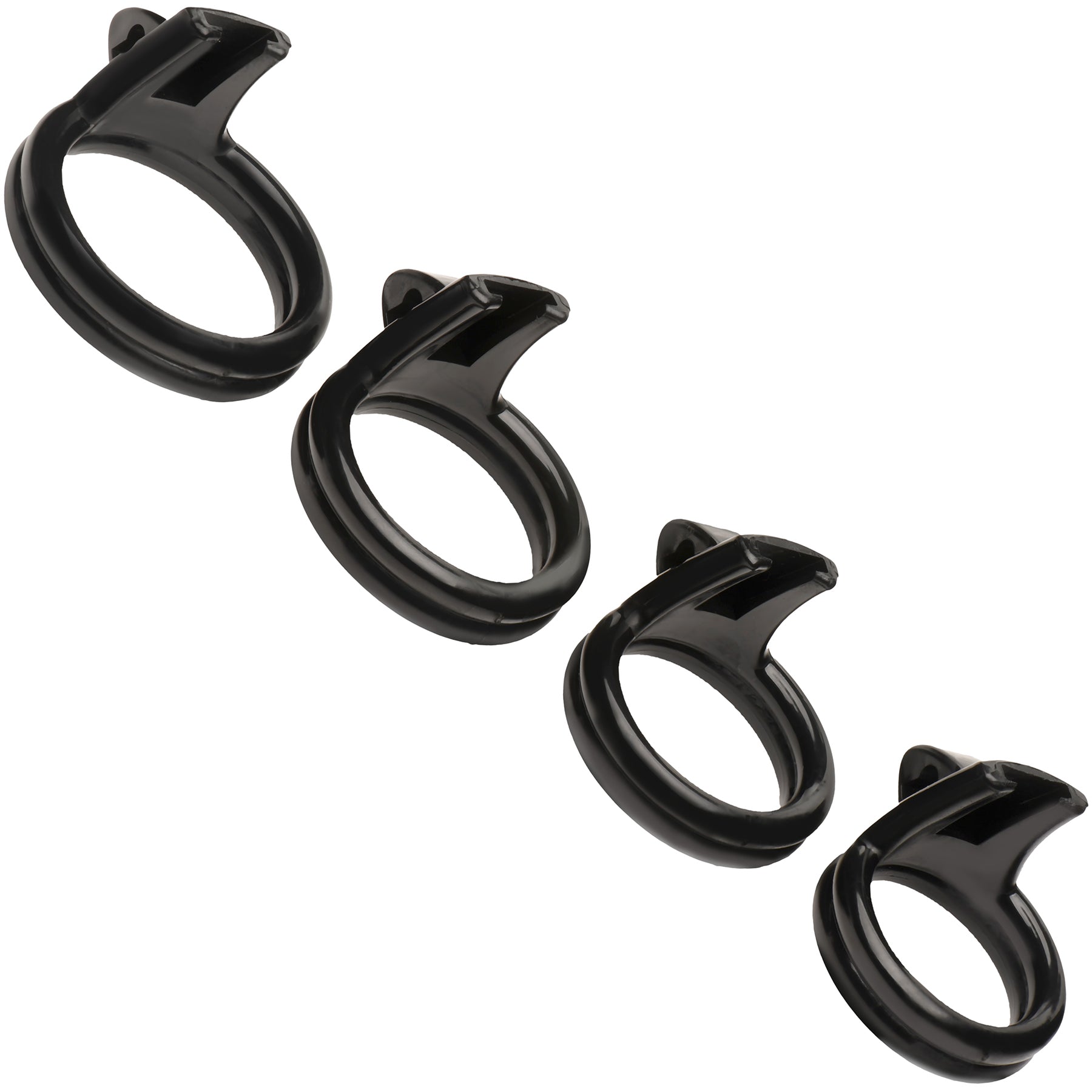 Master Series Hard Stop Double Ring Chastity Cage