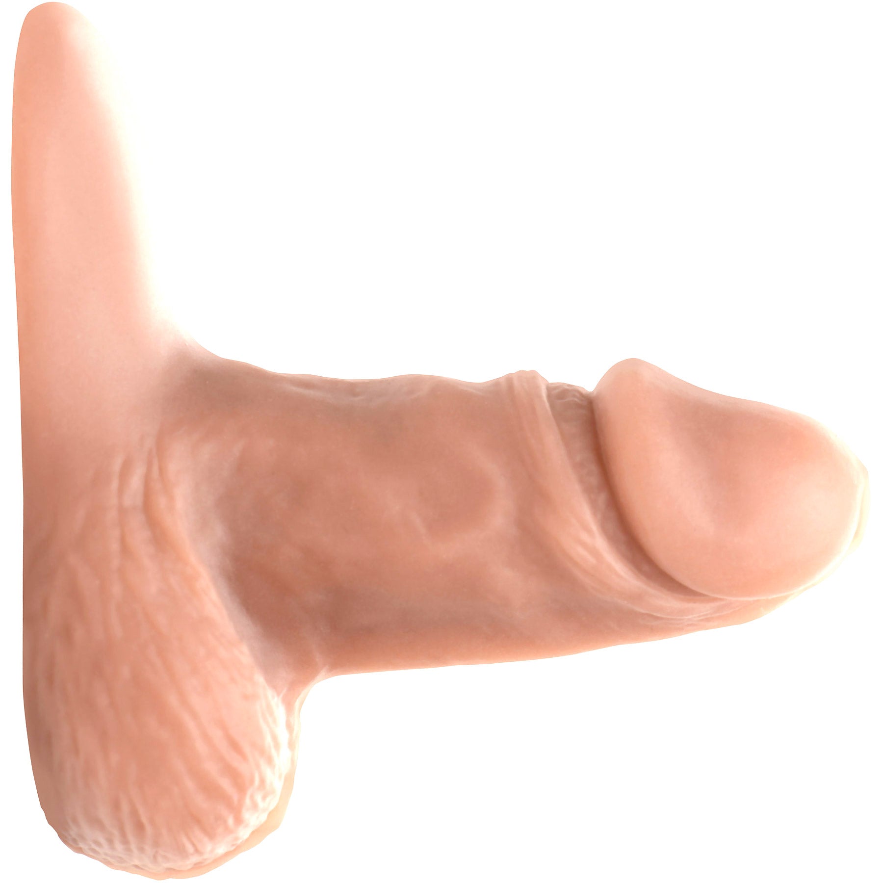 Strap U 3.6" Silicone Packer Dildo - Vanilla