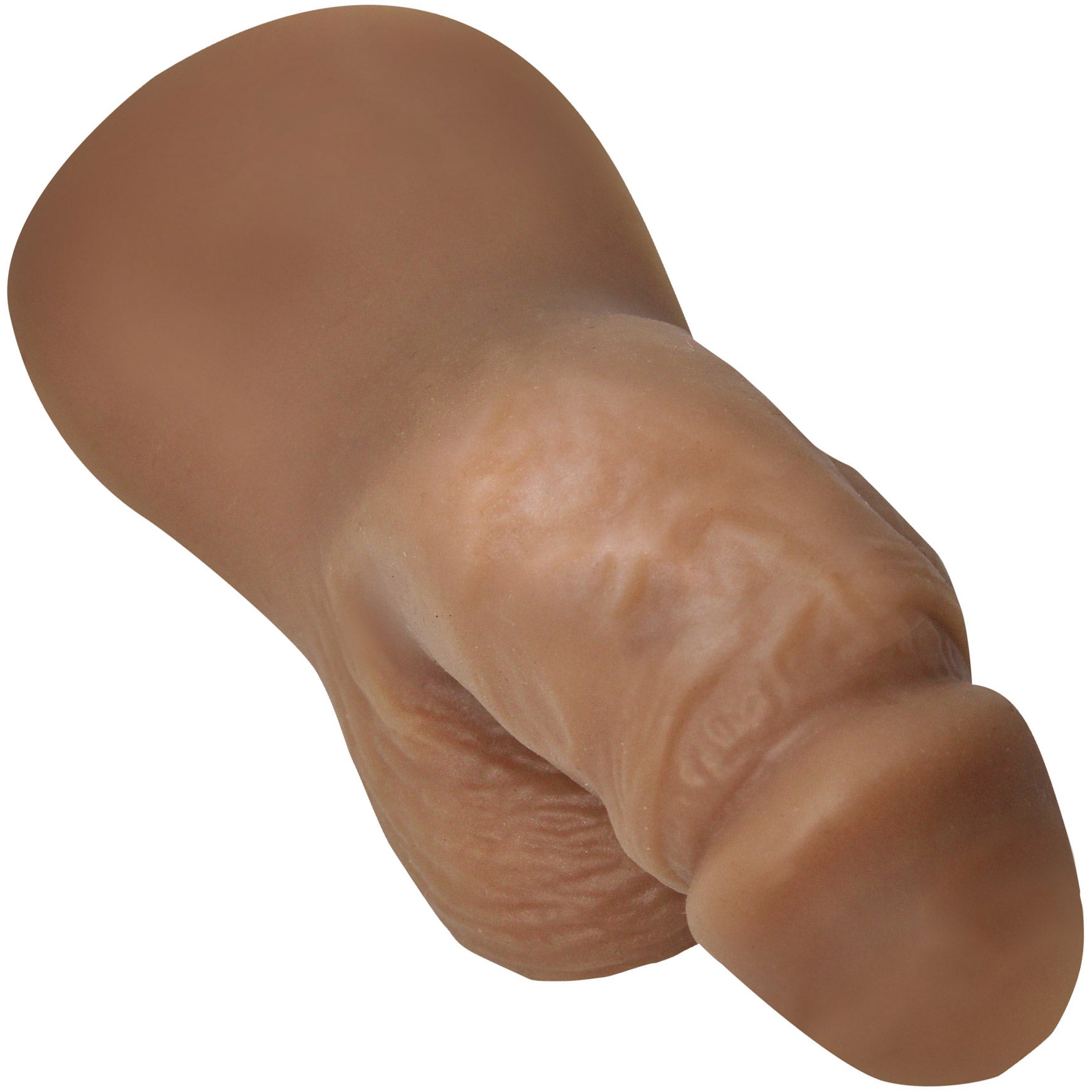 Strap U 3.6" Silicone Packer Dildo - Caramel